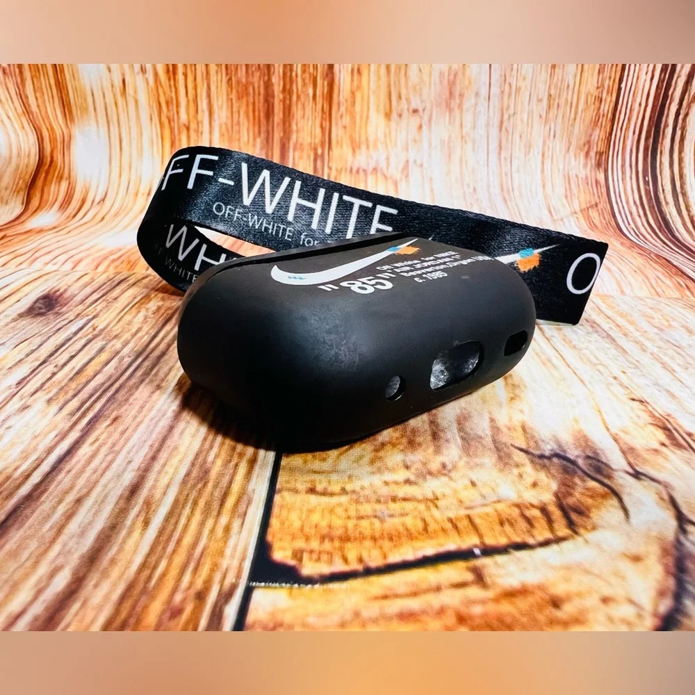COPY - Nike OFF WHITE design Protective case for AirPods Pro 2: Black